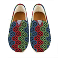 Colorful Japanese Flower Pattern Print Casual Shoes