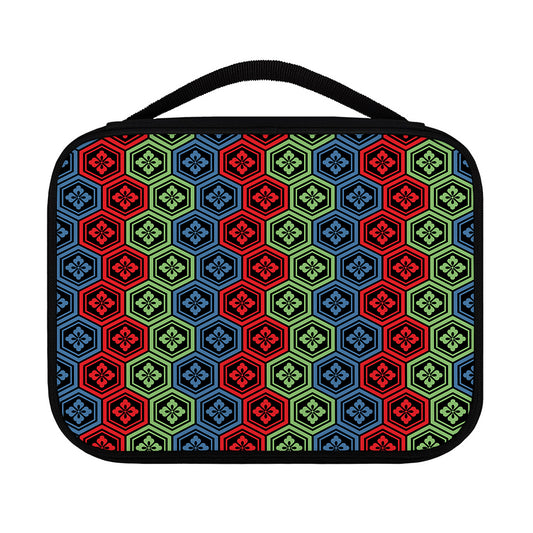 Colorful Japanese Flower Pattern Print Classic Bible Case