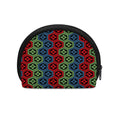 Colorful Japanese Flower Pattern Print Coin Purse