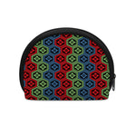 Colorful Japanese Flower Pattern Print Coin Purse