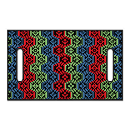 Colorful Japanese Flower Pattern Print Golf Cart Seat Cover