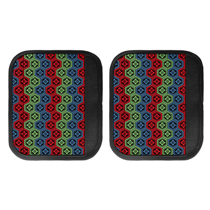 Colorful Japanese Flower Pattern Print Handle Covers