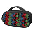 Colorful Japanese Flower Pattern Print Portable Cooler Travel Case