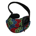 Colorful Japanese Flower Pattern Print Pet Sling Carrier
