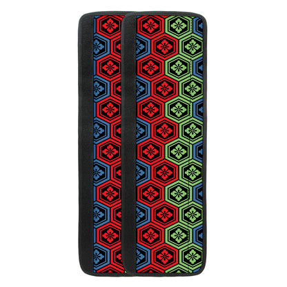 Colorful Japanese Flower Pattern Print Refrigerator Handle Covers