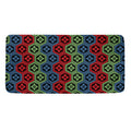 Colorful Japanese Flower Pattern Print Towel