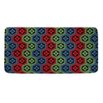 Colorful Japanese Flower Pattern Print Towel