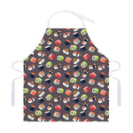 Colorful Japanese Sushi Pattern Print Adjustable Apron