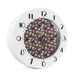 Colorful Japanese Sushi Pattern Print Alarm Clock