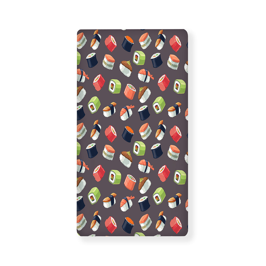 Colorful Japanese Sushi Pattern Print Baby Crib Sheet