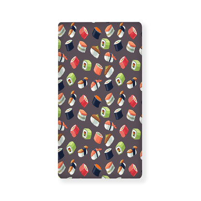 Colorful Japanese Sushi Pattern Print Baby Crib Sheet
