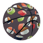 Colorful Japanese Sushi Pattern Print Basketball