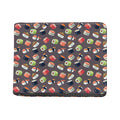 Colorful Japanese Sushi Pattern Print Bifold Wallet