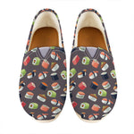 Colorful Japanese Sushi Pattern Print Casual Shoes