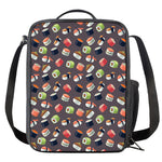 Colorful Japanese Sushi Pattern Print Crossbody Lunch Bag