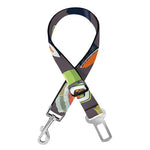 Colorful Japanese Sushi Pattern Print Dog Seat Belt
