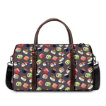 Colorful Japanese Sushi Pattern Print Duffle Bag