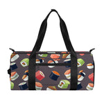 Colorful Japanese Sushi Pattern Print Gym Bag