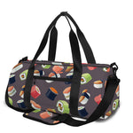 Colorful Japanese Sushi Pattern Print Gym Bag
