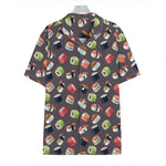 Colorful Japanese Sushi Pattern Print Hawaiian Shirt