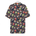 Colorful Japanese Sushi Pattern Print Hawaiian Shirt