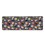 Colorful Japanese Sushi Pattern Print Long Kitchen Mat