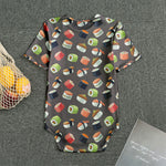 Colorful Japanese Sushi Pattern Print Men's Bodysuit