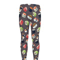 Colorful Japanese Sushi Pattern Print Men's Leggings
