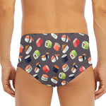 Colorful Japanese Sushi Pattern Print Men's Triangle Swim Briefs