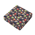 Colorful Japanese Sushi Pattern Print Outdoor Seat Cushion Cover