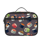 Colorful Japanese Sushi Pattern Print Portable Lunch Bag
