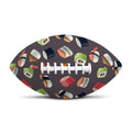Colorful Japanese Sushi Pattern Print Rugby Ball