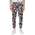 Colorful Japanese Sushi Pattern Print Joggers