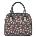 Colorful Japanese Sushi Pattern Print Shoulder Handbag