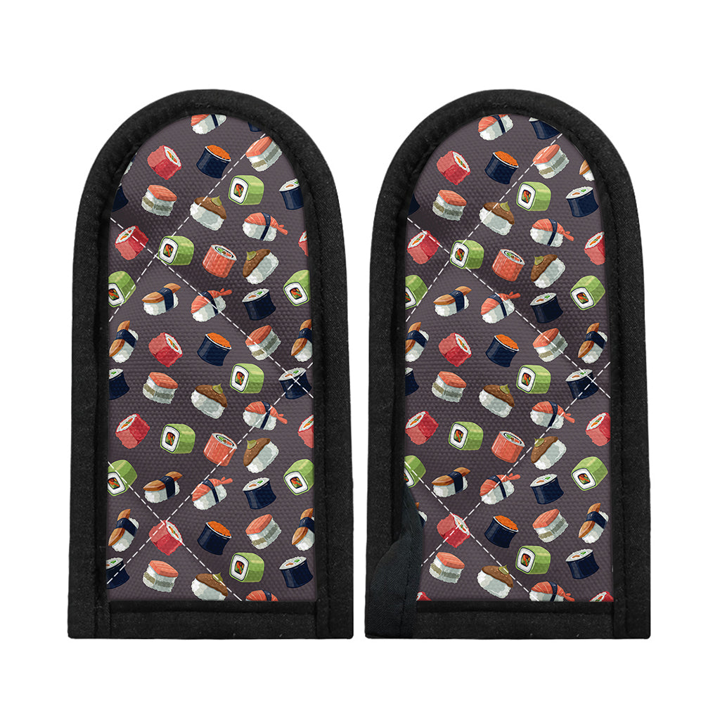 Colorful Japanese Sushi Pattern Print Skillet Handle Cover