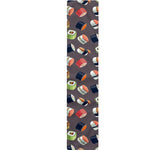 Colorful Japanese Sushi Pattern Print Table Runner
