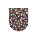 Colorful Japanese Sushi Pattern Print Toilet Lid Cover