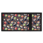 Colorful Japanese Sushi Pattern Print Trifold Wallet