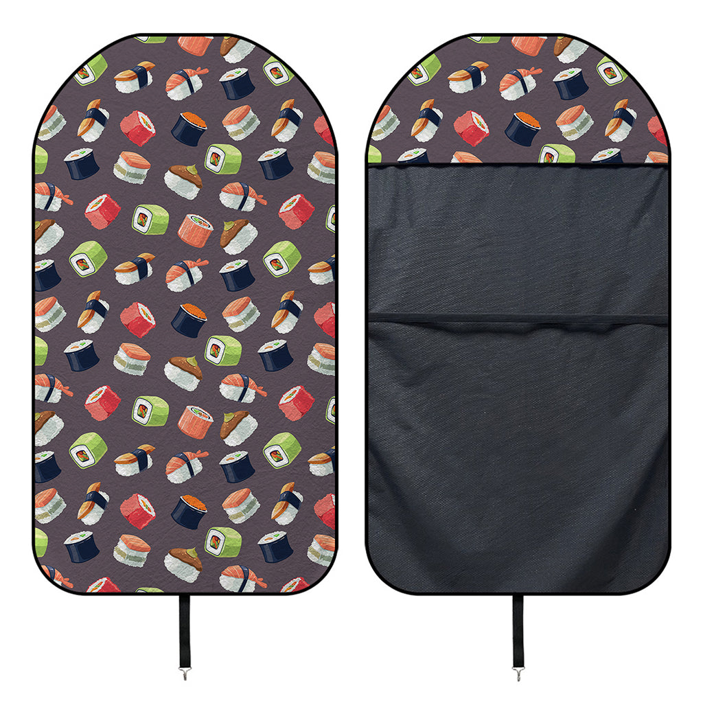 Colorful Japanese Sushi Pattern Print Waterproof Car Seat Cover