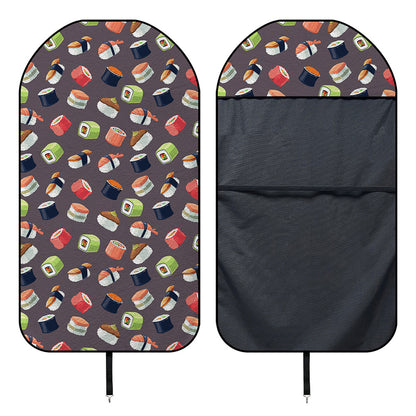 Colorful Japanese Sushi Pattern Print Waterproof Car Seat Cover