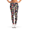 Colorful Japanese Sushi Pattern Print Women's Leggings