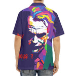 Colorful Joker Why So Serious Print Aloha Shirt