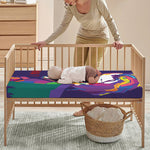 Colorful Joker Why So Serious Print Baby Crib Sheet