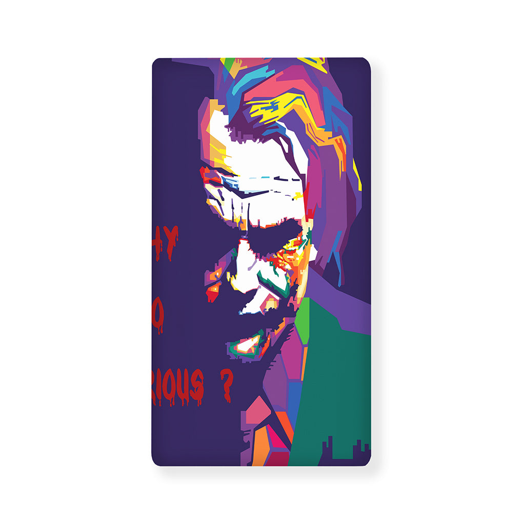 Colorful Joker Why So Serious Print Baby Crib Sheet