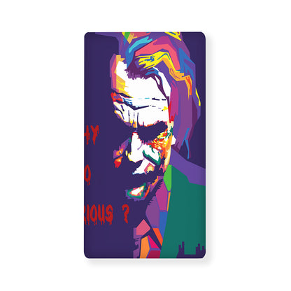 Colorful Joker Why So Serious Print Baby Crib Sheet