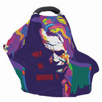 Colorful Joker Why So Serious Print Baby Seat Cover