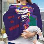 Colorful Joker Why So Serious Print Baby Seat Cover