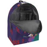 Colorful Joker Why So Serious Print Backpack