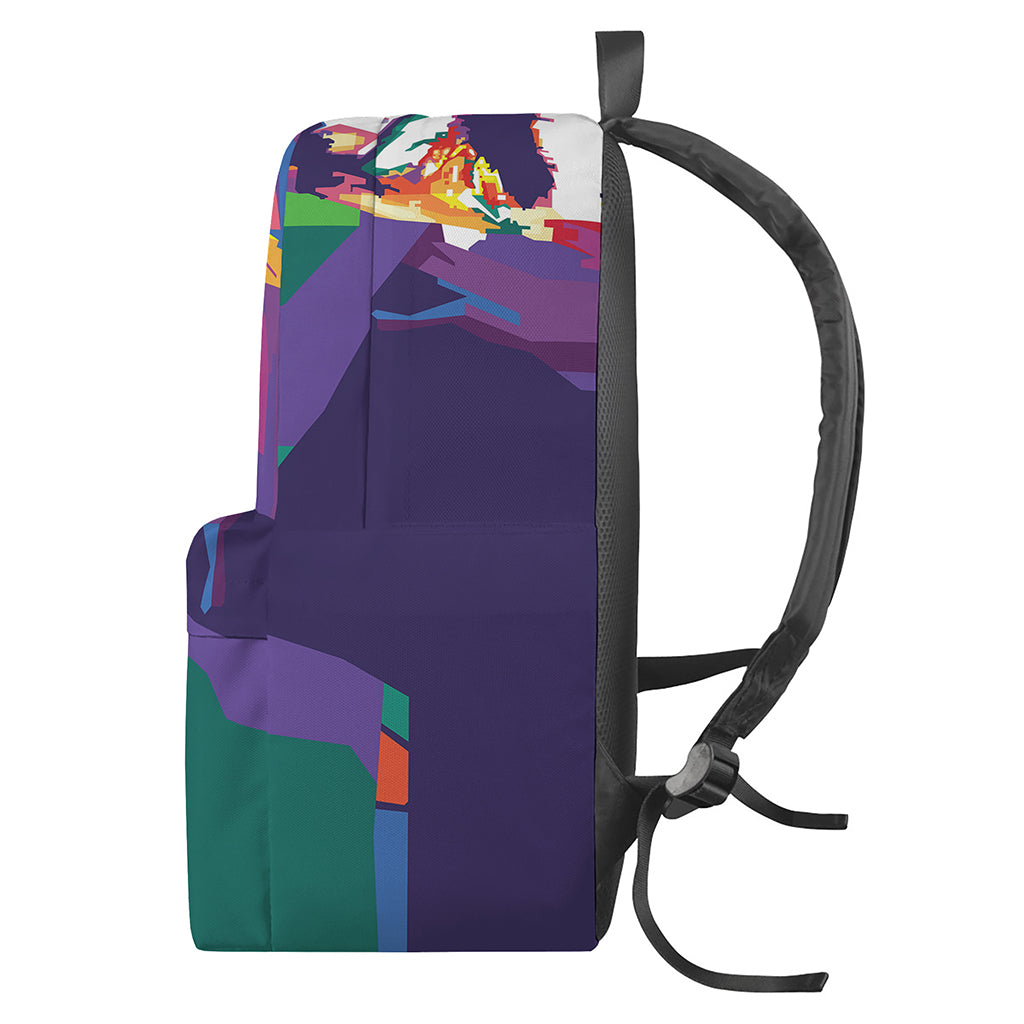 Colorful Joker Why So Serious Print Backpack