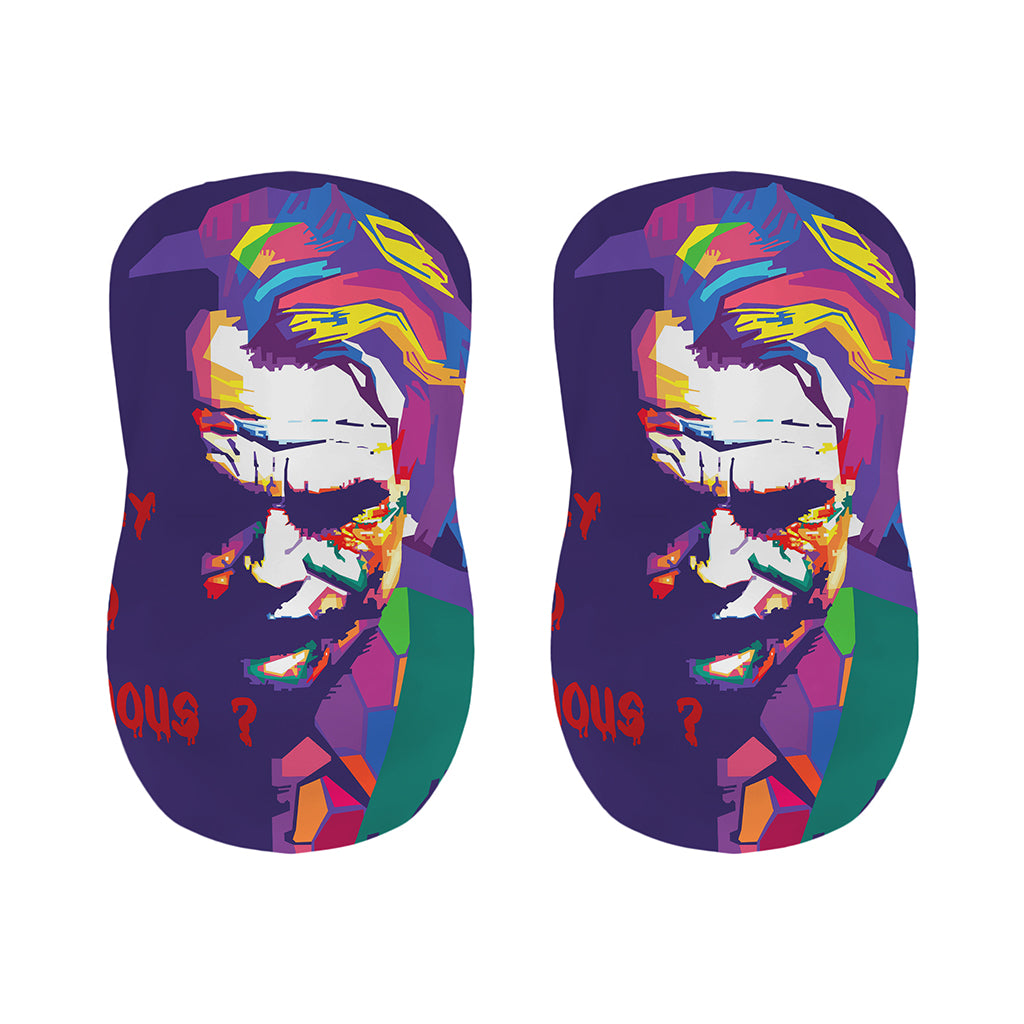 Colorful Joker Why So Serious Print Bar Stool Covers